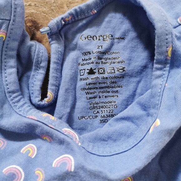 3/$15 George girls dress size 2t - Picture 3 of 4